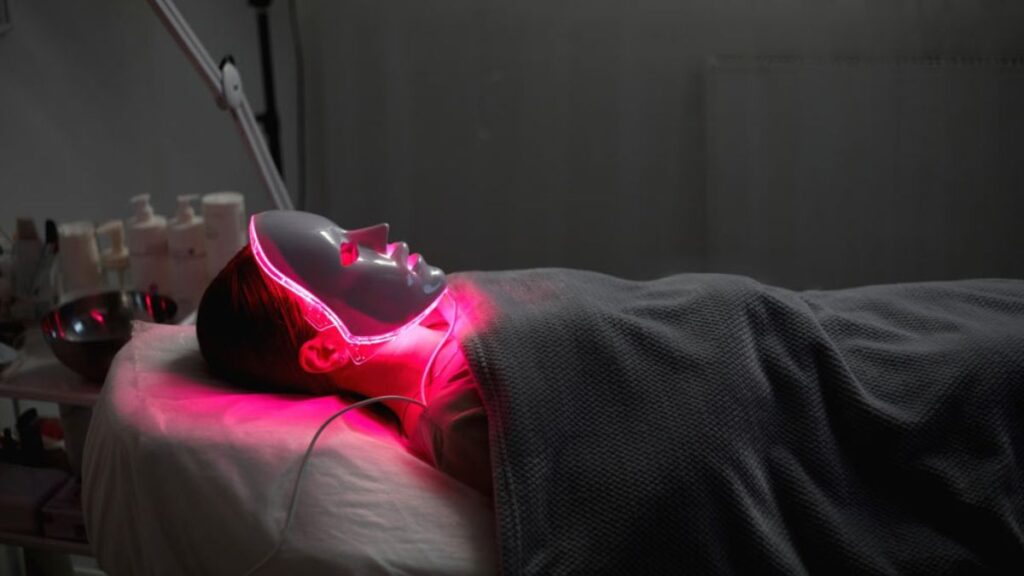 Targeted Treatments: Red Light for the Face, Neck, and Décolletage